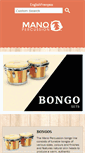 Mobile Screenshot of mano-percussion.com